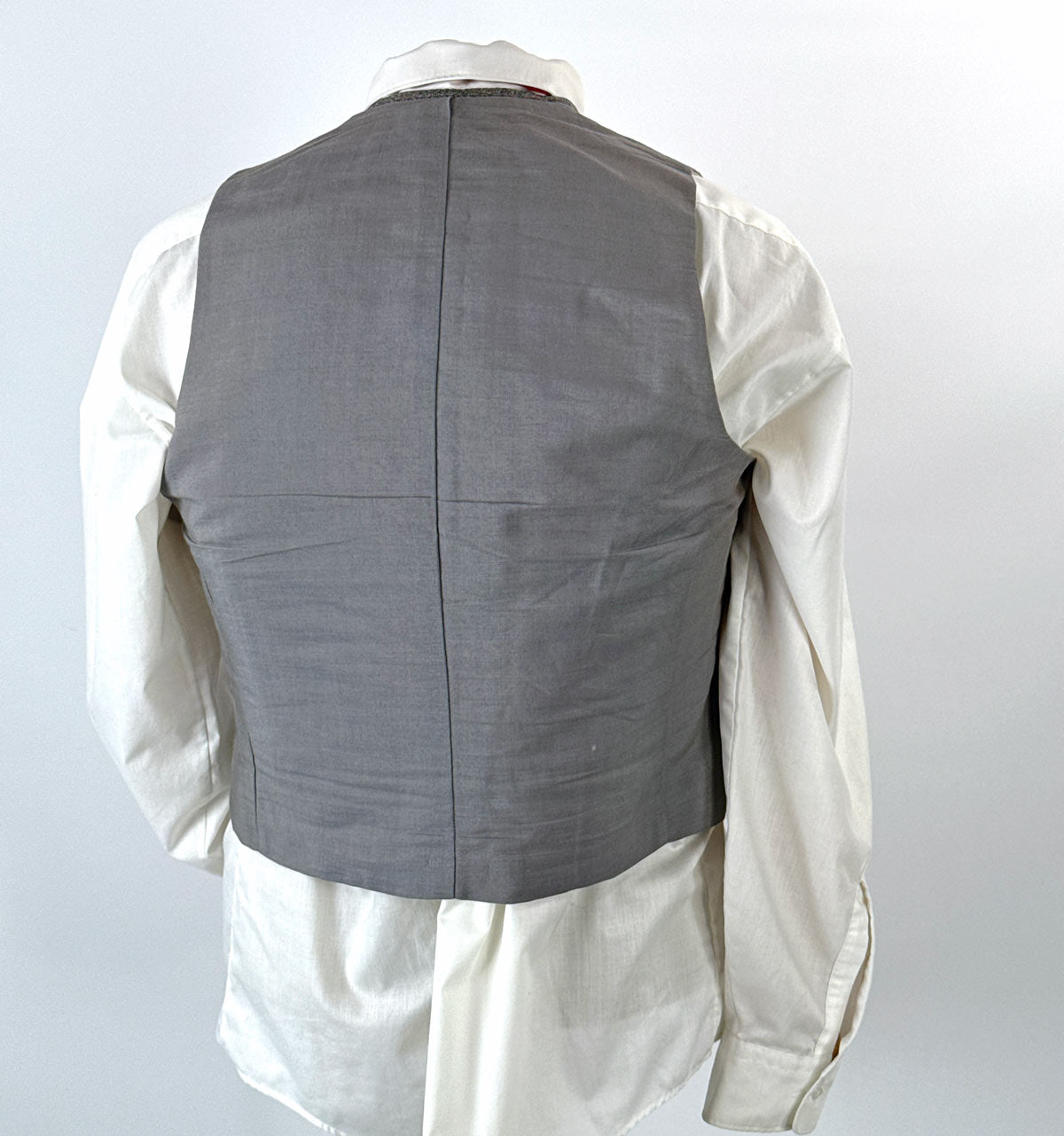 30s 40s Vintage Men's Suit Double Breasted Jacket Vest Pants As-Is Nanking China VFG