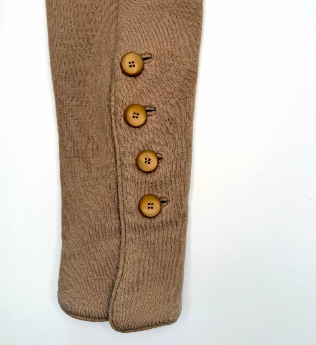 Anne Fogarty 50s 60s Day Dress Camel Knit Designer