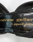 50s Vintage Women's Heels Peeptoe Slingback Shoes Peekaboo 7-8 Andrew Geller VFG