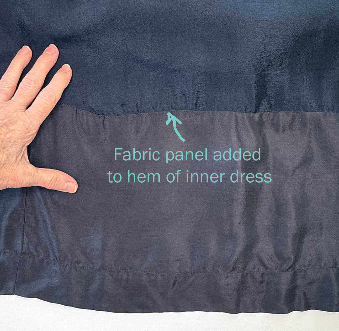 20s Embroidered Dress with Slip Dress Women&#39;s Antique M/L VFG