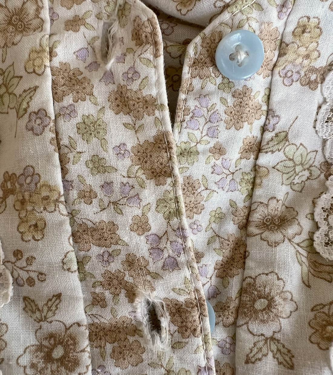 70s Maxi Dress Summer Festival Pastel Calico Print Jessica McClintock VFG