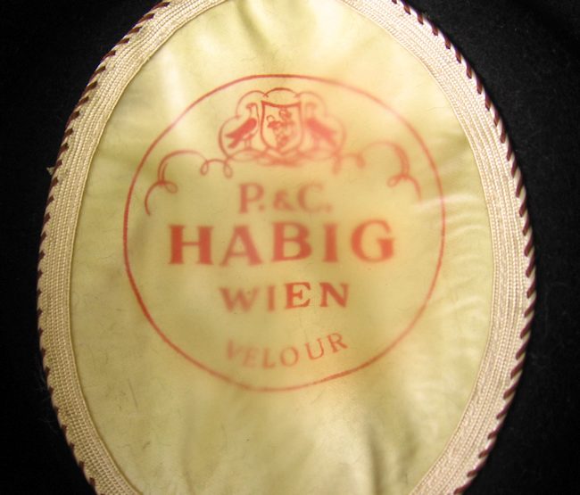 60s Stingy Brim Fedora Tyrolean Hat Velour P&amp;C Habig Wein Large VFG