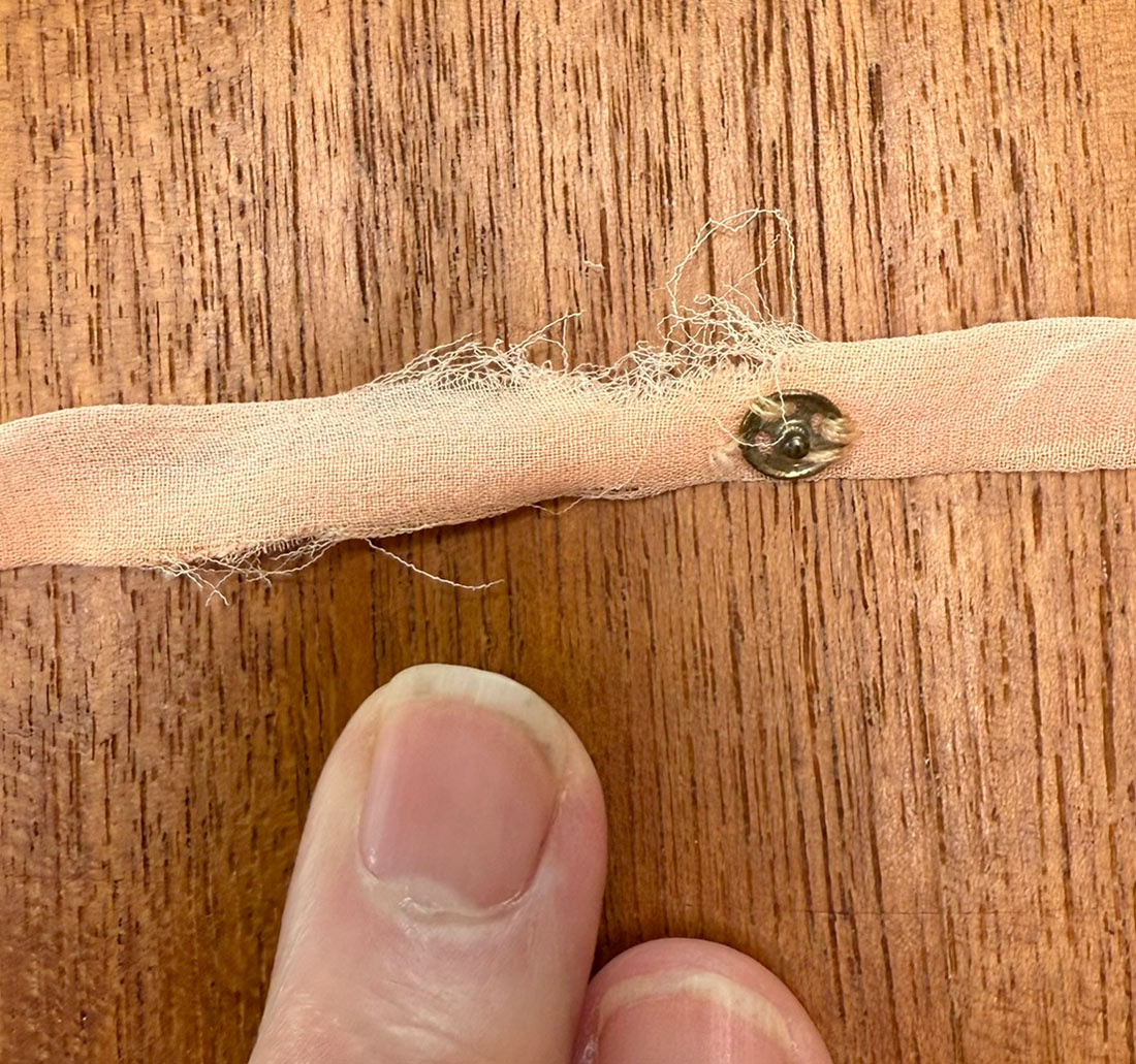 30s Bias Cut Halter Neck Slip Dress As-Is Small Peach VFG