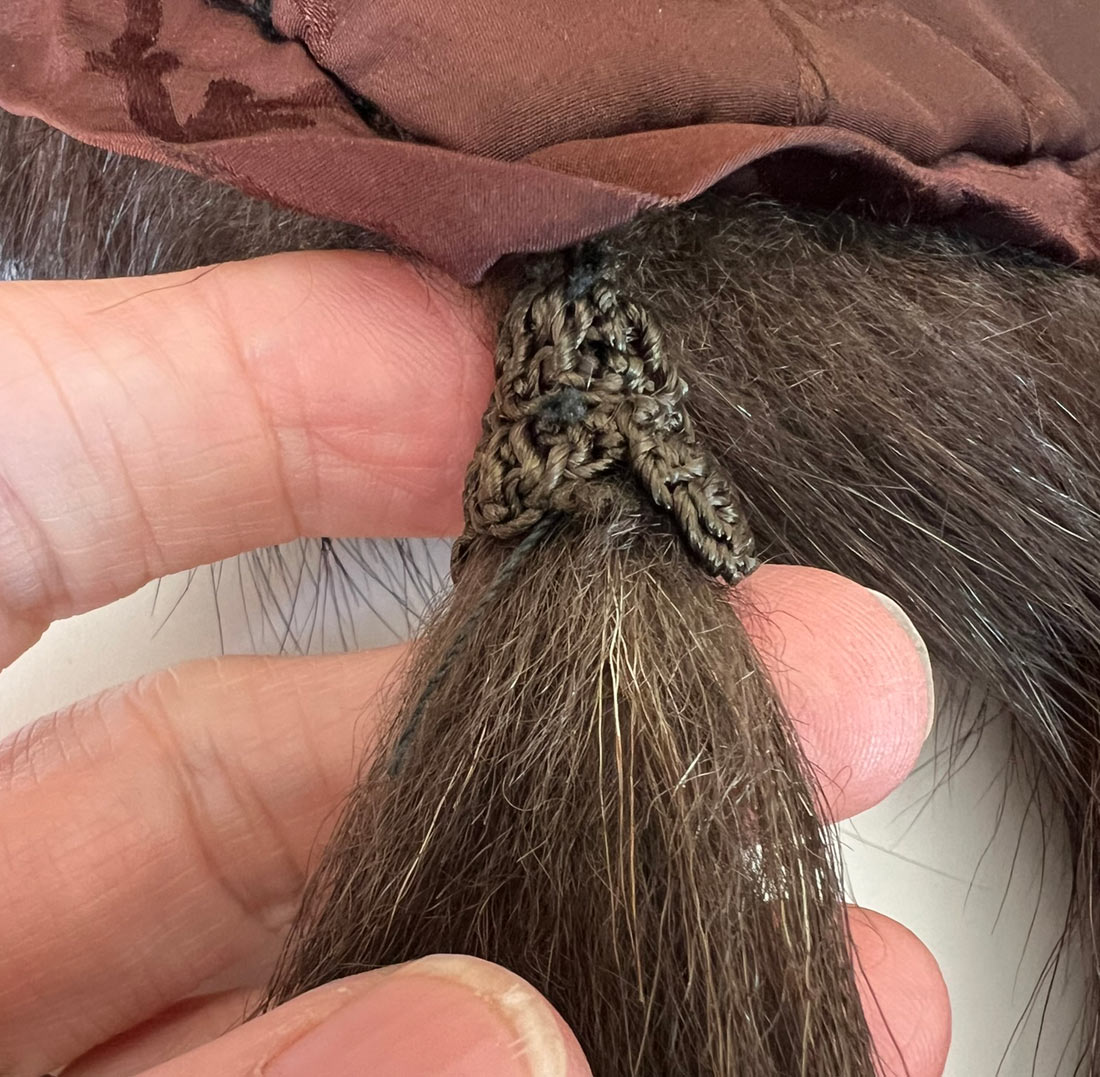 Antique Fur Stole Oversized Shawl 1910s 20s Vintage Tail Fringe Henkel VFG