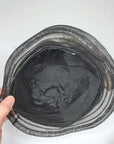 20s Cloche Vintage Hat Floral Trim Horsehair & Straw Narrow Brim VFG