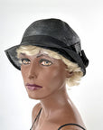 Vintage 20s 30s Cloche Hat Deadstock Brimmed Fine Straw Huntoon VFG