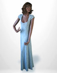 Women's John Kloss Night Gown 70s Cira Vintage Sheer Stretch Lace Medium VFG Lingerie