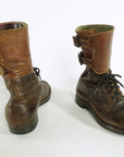 M43 Men's Vintage Army Boots Double Buckle WW2 40s 9D