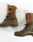 M43 Men's Vintage Army Boots Double Buckle WW2 40s 9D