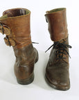 M43 Men's Vintage Army Boots Double Buckle WW2 40s 9D