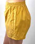 Vintage Cabana Shorts 50s 60s Yellow Windowpane McGregor Medium Deadstock? VFG