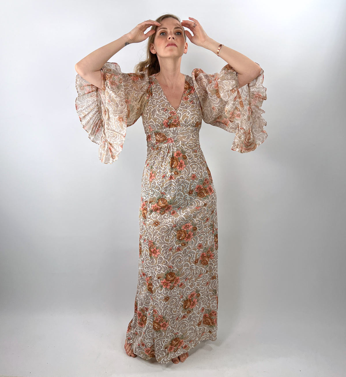 70‘s vintage Mexican Monk shirts レースアップ 70's vintage Mexican Monk shirts レースアップ