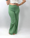 60s 70s Bellbottom Palazzo Wide Leg Stretch Pants Women's Vintage Small Miss Shaheen VFG