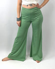 60s 70s Bellbottom Palazzo Wide Leg Stretch Pants Women's Vintage Small Miss Shaheen VFG