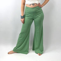 60s/70s Bellbottom Palazzo Wide Leg Stretch Pants Women's Vintage Small Miss Shaheen VFG