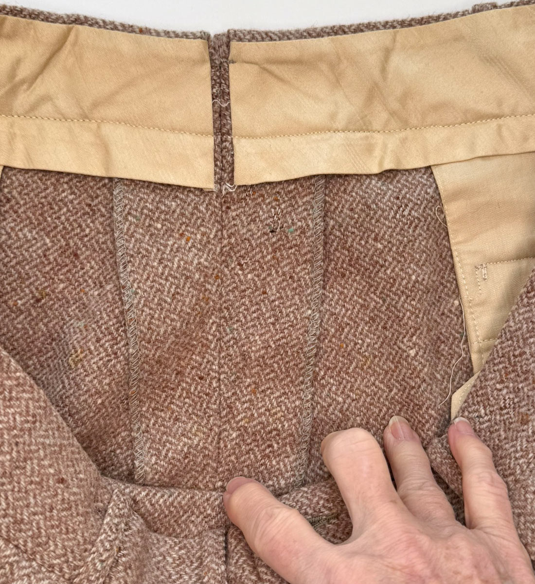 Vintage 20s Knickers Men's Short Pants Button Fly Tweed M/L Money-Back Smith VFG