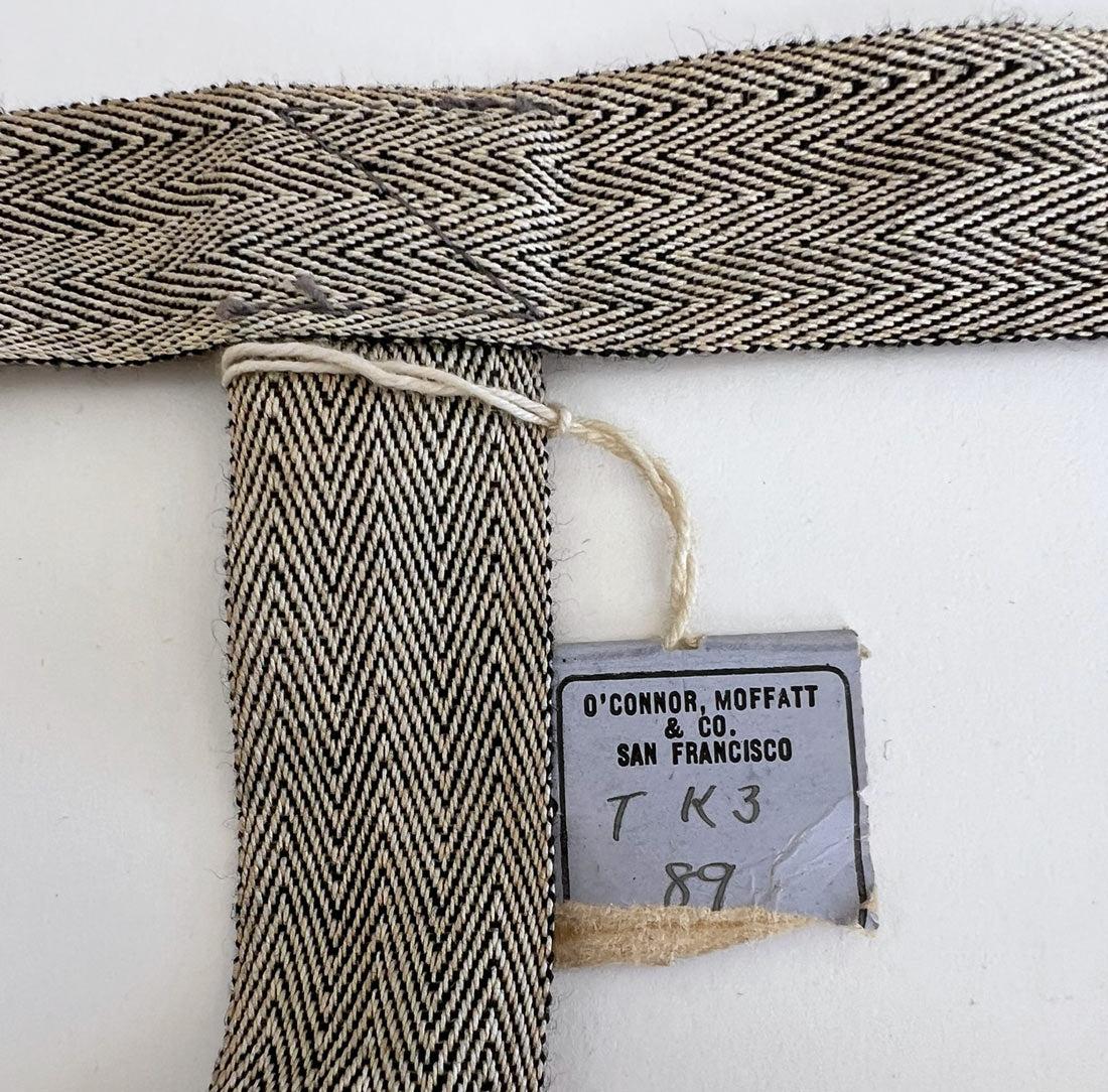 Antique Suede Concealed Money Belt Pouch Travel Wallet Vintage 20s O&#39;Connor Moffat VFG