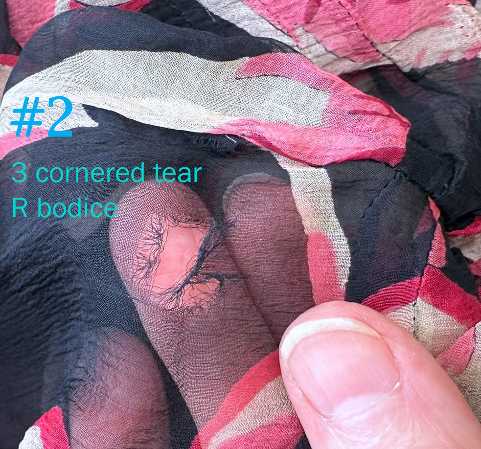 20s Vintage Chiffon Dress &amp; Jacket Set Art Deco Floral Print VFG