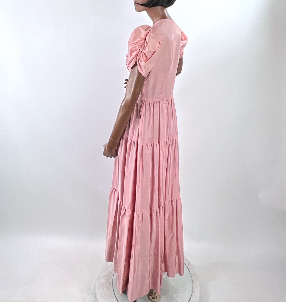 30s Evening Dress Pink Taffeta 40s Vintage Formal Party Dress Junior Medium VFG 30s Evening Dress Pink Taffeta 40s Vintage Formal Party Dress Junior Medium VFG