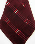 30s 40s Vintage Neck Tie Wide Plaid Brocade VFG
