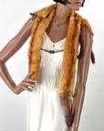 Vintage Red Marten Fur Stole 4 Pelts 30s 40s VFG