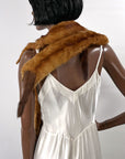 Vintage Red Marten Fur Stole 4 Pelts 30s 40s VFG