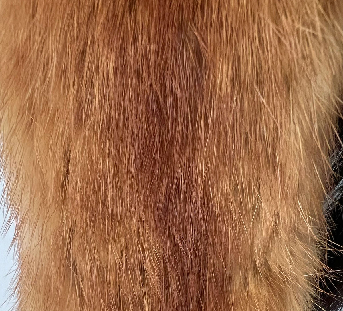 Vintage Red Marten Fur Stole 4 Pelts 30s 40s VFG