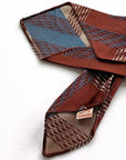 30s Vintage Necktie Geometric Brocade Resilient Construction VFG