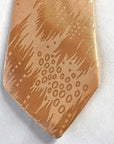 Vintage 40s Neck Tie Zigzag Geometric Underwater Bubbles Jacquard Wembley VFG