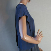 side view 1940s dressy blouse top