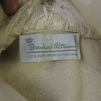 50s cashmere sweater label, Bernhard Altmann