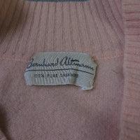 50s pink cashmere sweater label, Bernhard Altmann