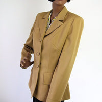 40s Fitted Jacket Vintage Womens Geometric Cut M/L VFG