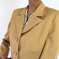 40s Fitted Jacket Vintage Womens Geometric Cut M/L VFG