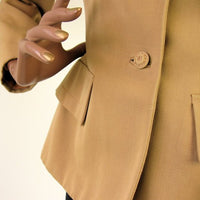 40s Fitted Jacket Vintage Womens Geometric Cut M/L VFG