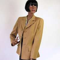 40s Fitted Jacket Vintage Womens Geometric Cut M/L VFG