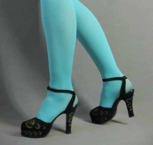 starlet vintage 40s platform peeptoe ankle strap heels