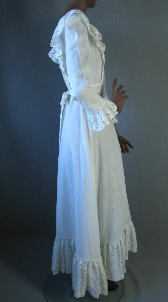 side view, 70s hippie festival long dress