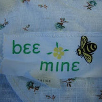 70s pinafore dress label, Bee Mine