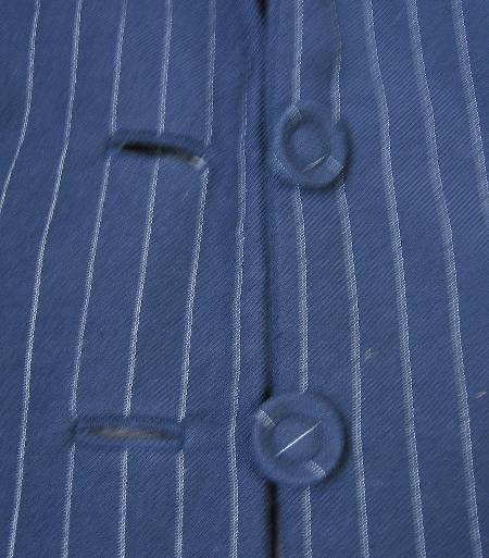 bound buttonholes and buttons, 40s vintage jacket