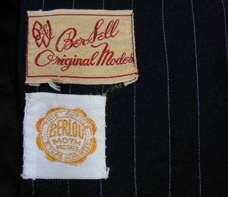 40s vintage jacket Ber-Sell label