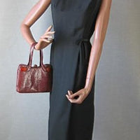 vintage 1960s black sheath dress