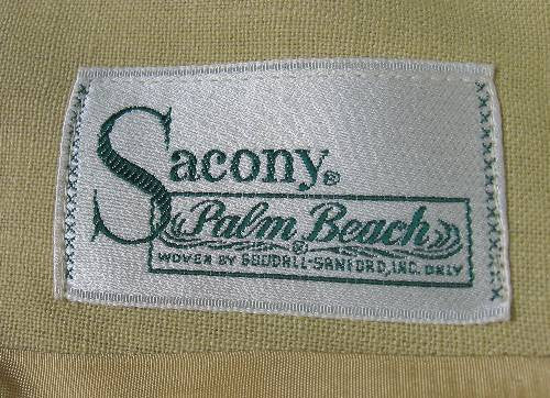 1950s vintage jacket Sacony Palm Beach label