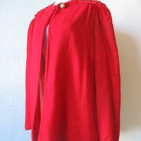 another view, 40s velvet clutch style swing jacket