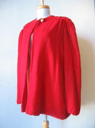 another view, 40s velvet clutch style swing jacket