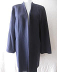 1940s vintage navy blue swing coat