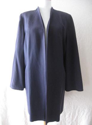 1940s vintage navy blue swing coat