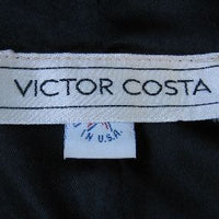 80s party minidress label, Victor Costa