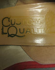 1950s vintage Custom Quality shoes label