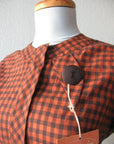 detail, vintage 50s dress Simpli-Smart label  NOS